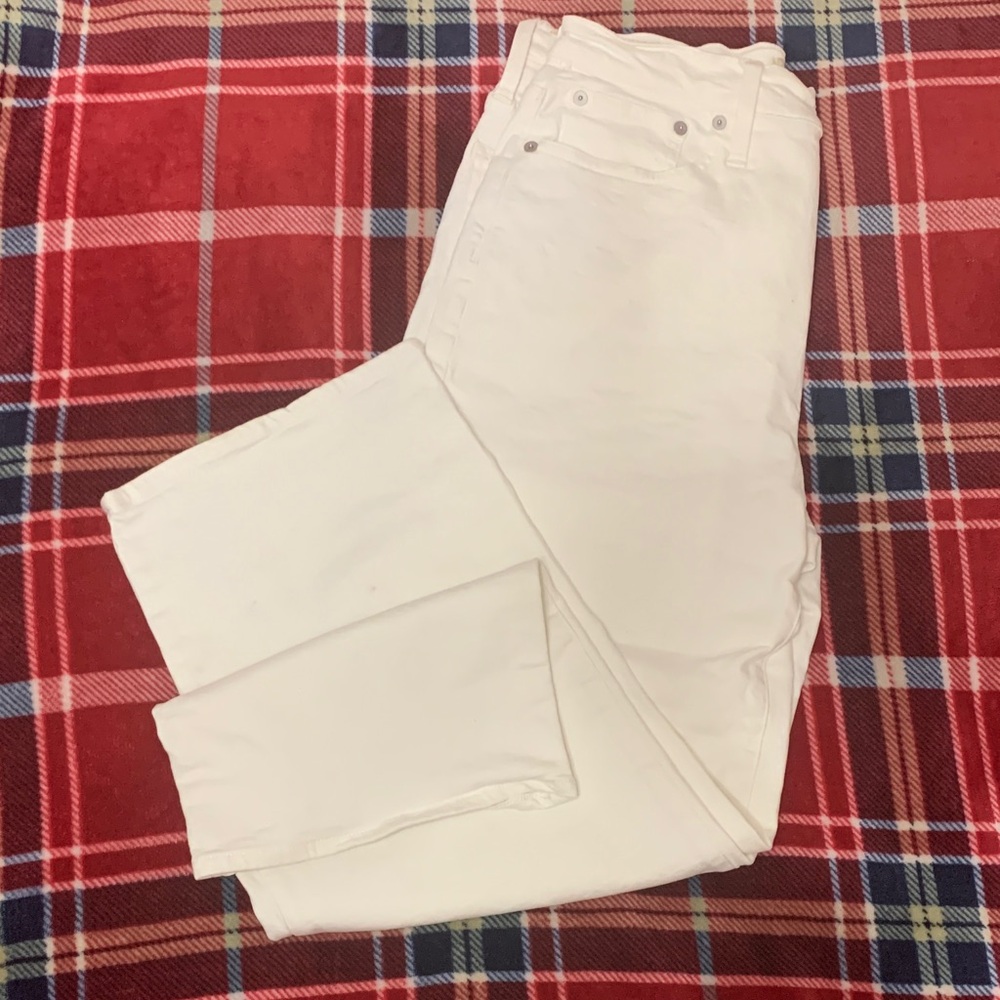 Madewell Women's Wide Leg Pants - White